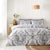 Margaux Charcoal Printed Duvet Cover