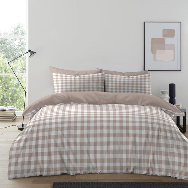 GC Gingham Moor Easy Care Duvet Cover Set