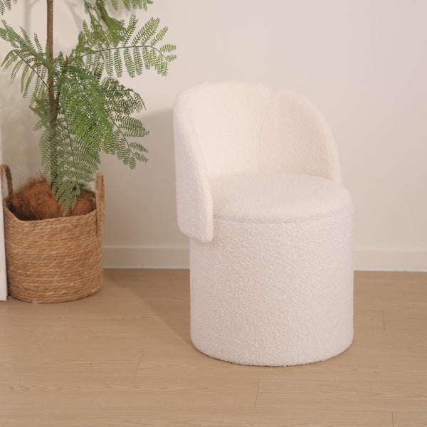 GC Designer Bouclé Storage Stool