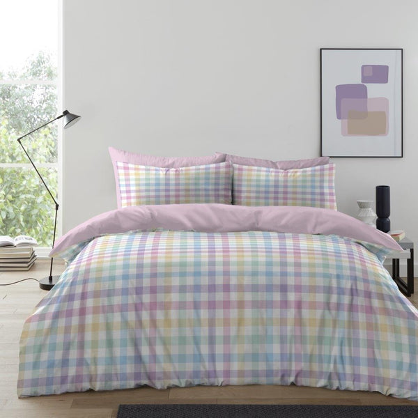 GC Gingham Moor Easy Care Duvet Cover Set