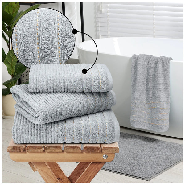 Paris Ribbed Towel Bale Set