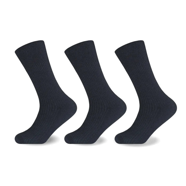 GC Men's Comfort Cotton Non-Elastic Socks – 12 Pack