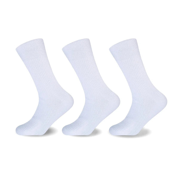 GC Men's Comfort Cotton Non-Elastic Socks – 12 Pack