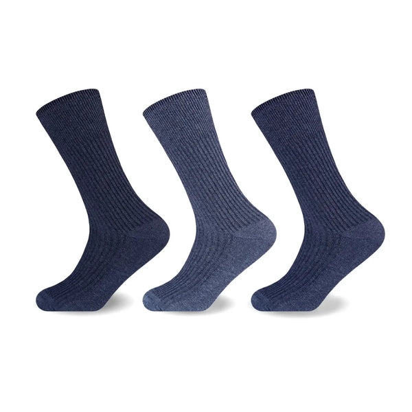 GC Men's Comfort Cotton Non-Elastic Socks – 12 Pack
