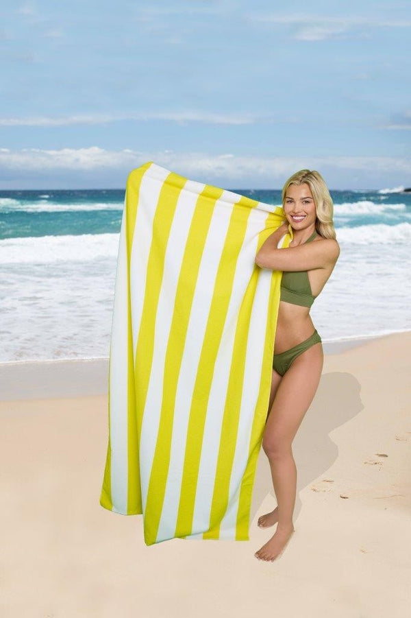 GC Cabana Stripe Sand-Free Beach Towel – 1 Pack