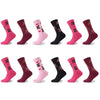 GC Women's Bear Hug Brushed Thermal Socks – 12 Pack