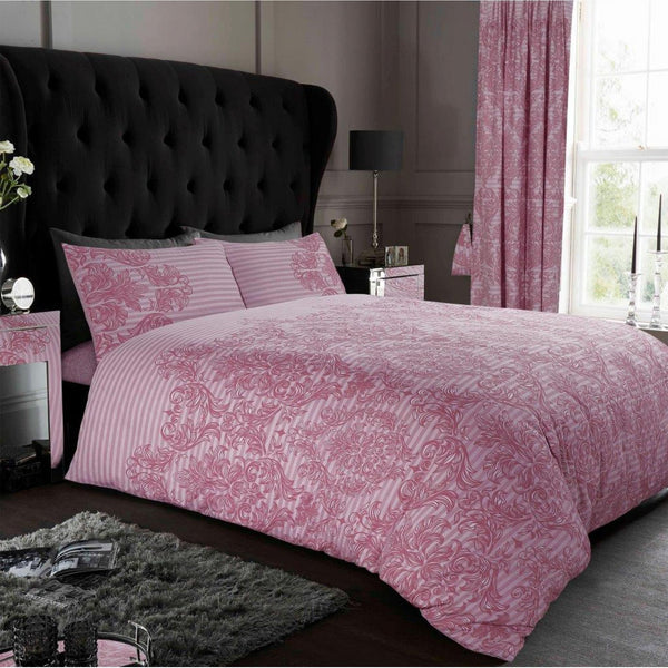 GC Luxury Damask Duvet Cover Set