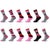 GC Women's Dot & Stripe Brushed Thermal Socks – 12 Pack