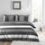GC Francis Striped Complete Bedding Set