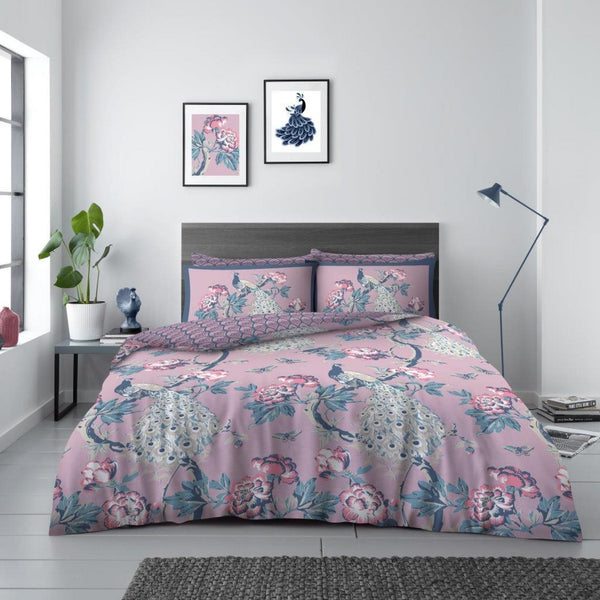 GC Elegant Peacock Botanical Duvet Cover Set