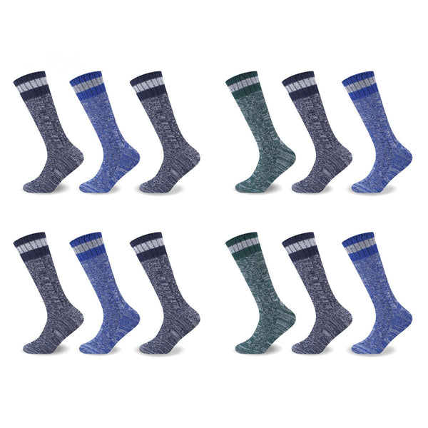 GC Men's Everyday Wool Blend Work Socks – 12 Pack
