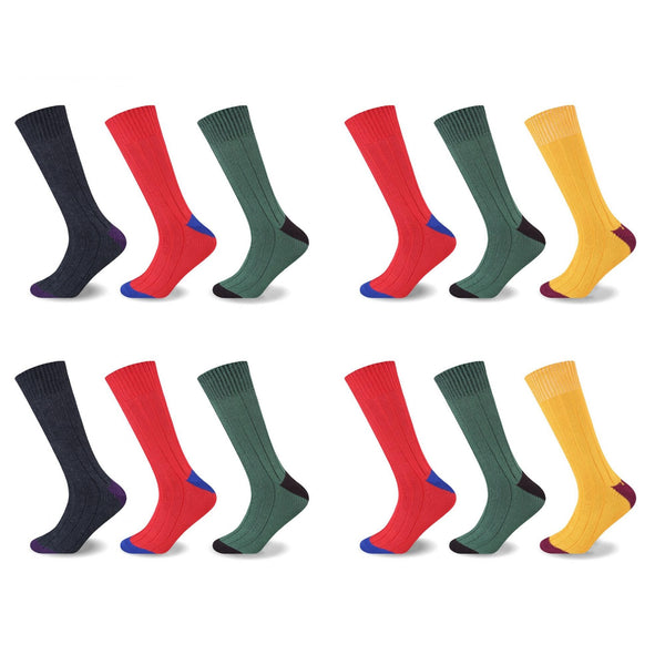 GC Men's Extra Comfort Wool Blend Work Socks – 12 Pack