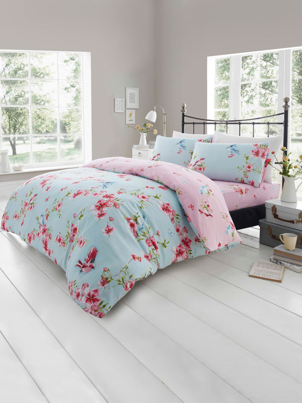 Birdie Blossom Duvet Cover Set