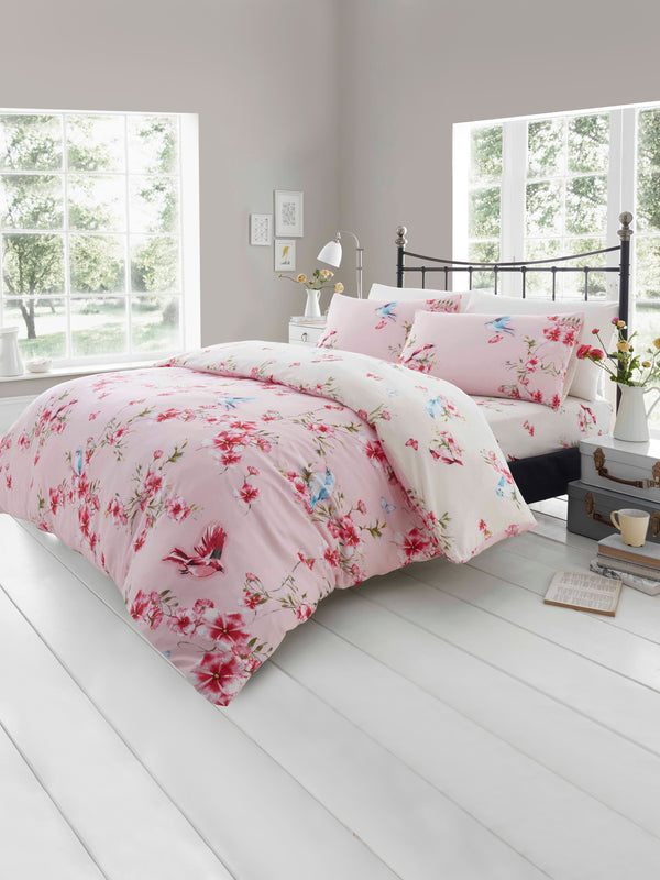 Birdie Blossom Duvet Cover Set