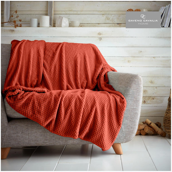 GC Premium Textured Throw Blanket