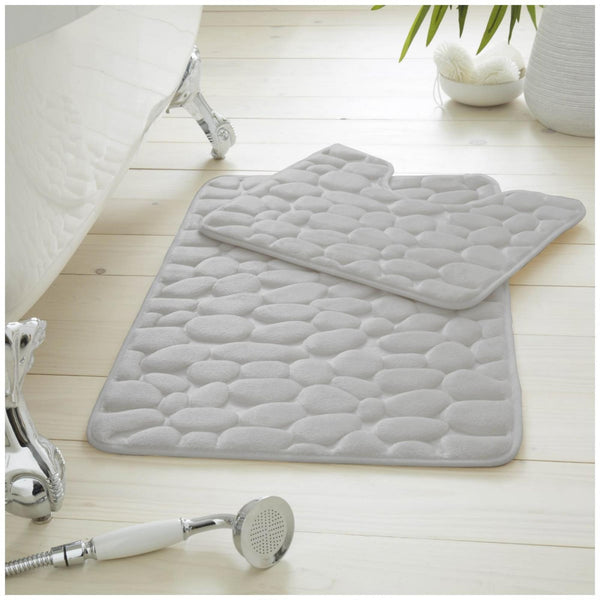 GC Pebble Memory Foam Bath Mat Set – 2 Piece