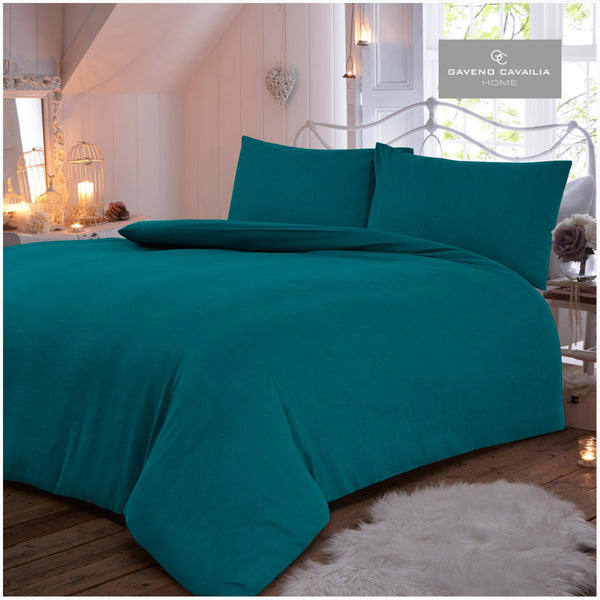 Flannel Plain Duvet Set - Gaveno Cavailia