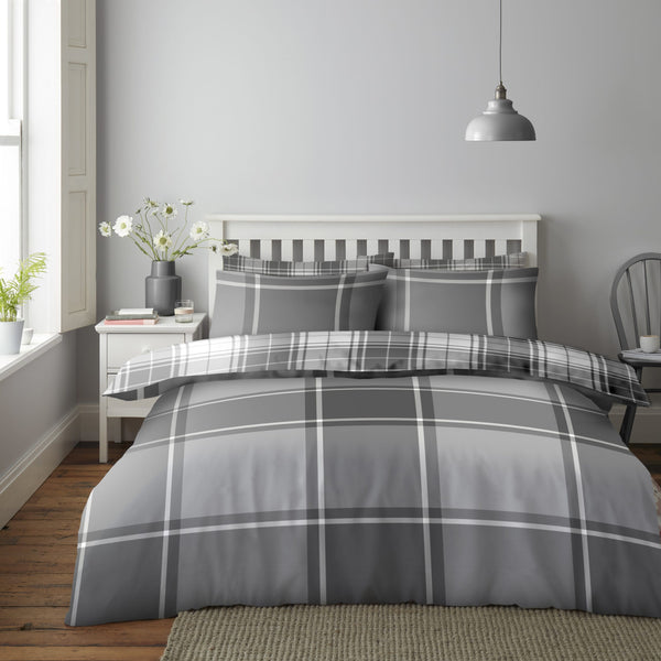 Wimborne Check Printed Duvet Set