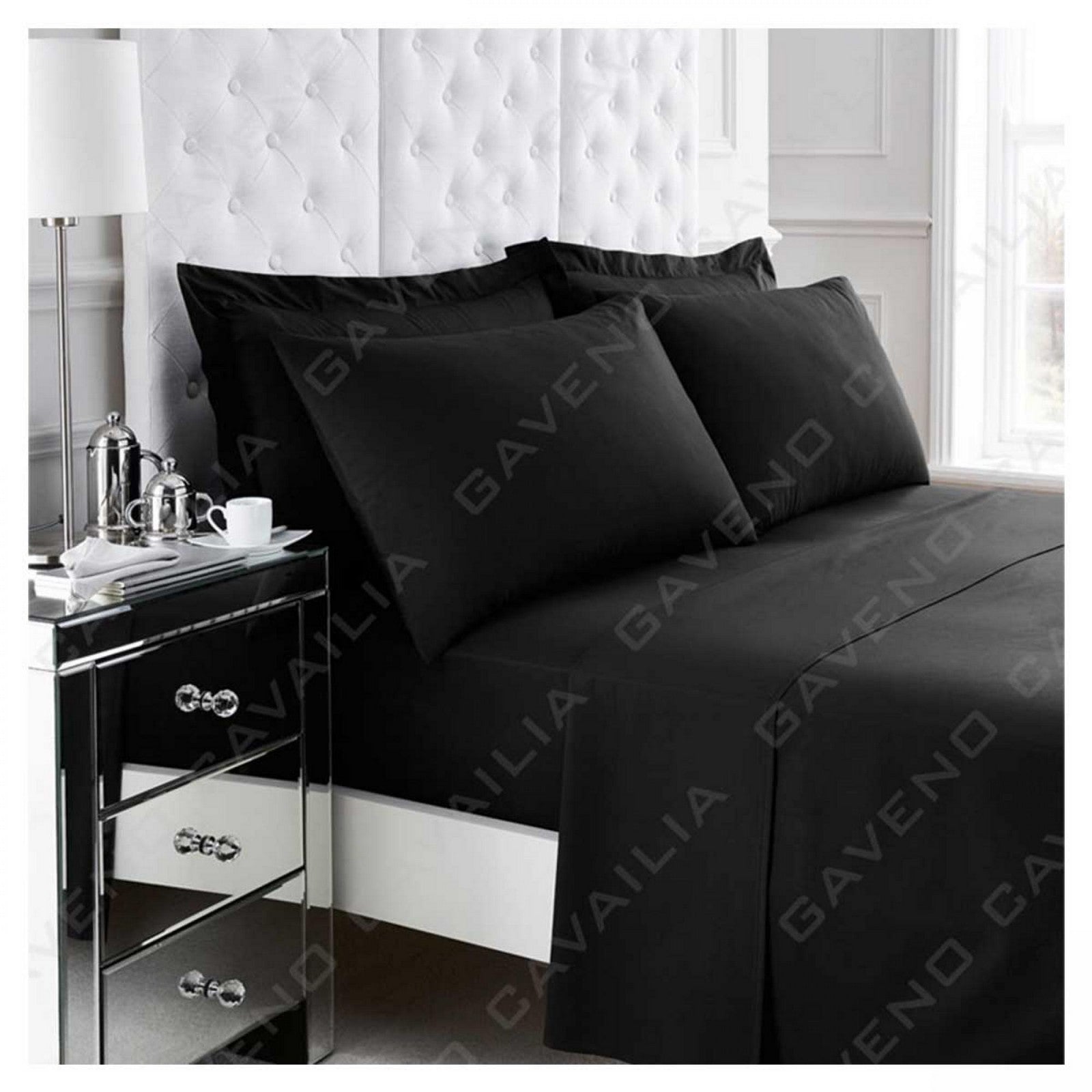 11020813 percale flat sheet single black 1 2