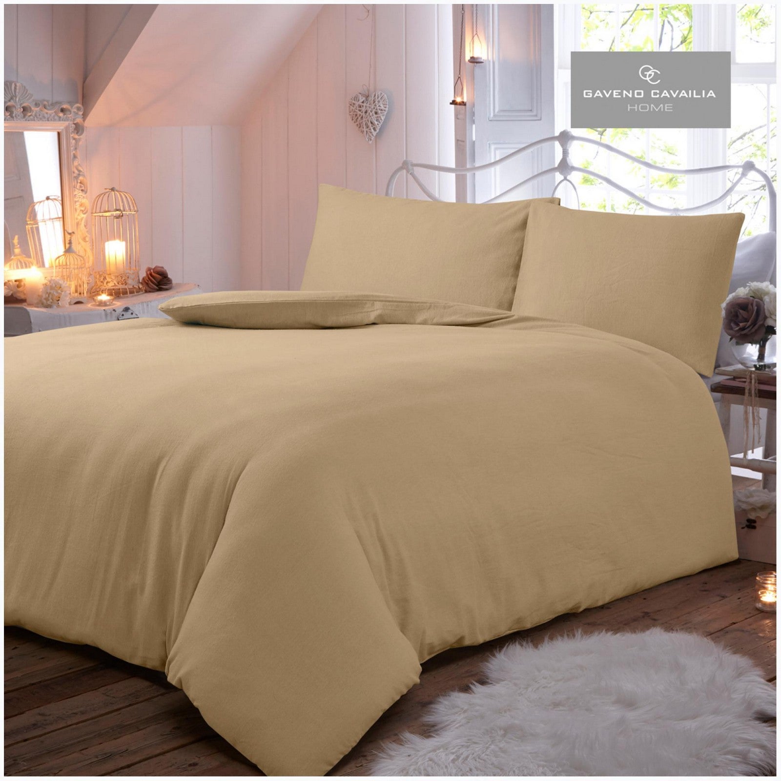 11094135 flannel plain duvet set super king natural 1 2