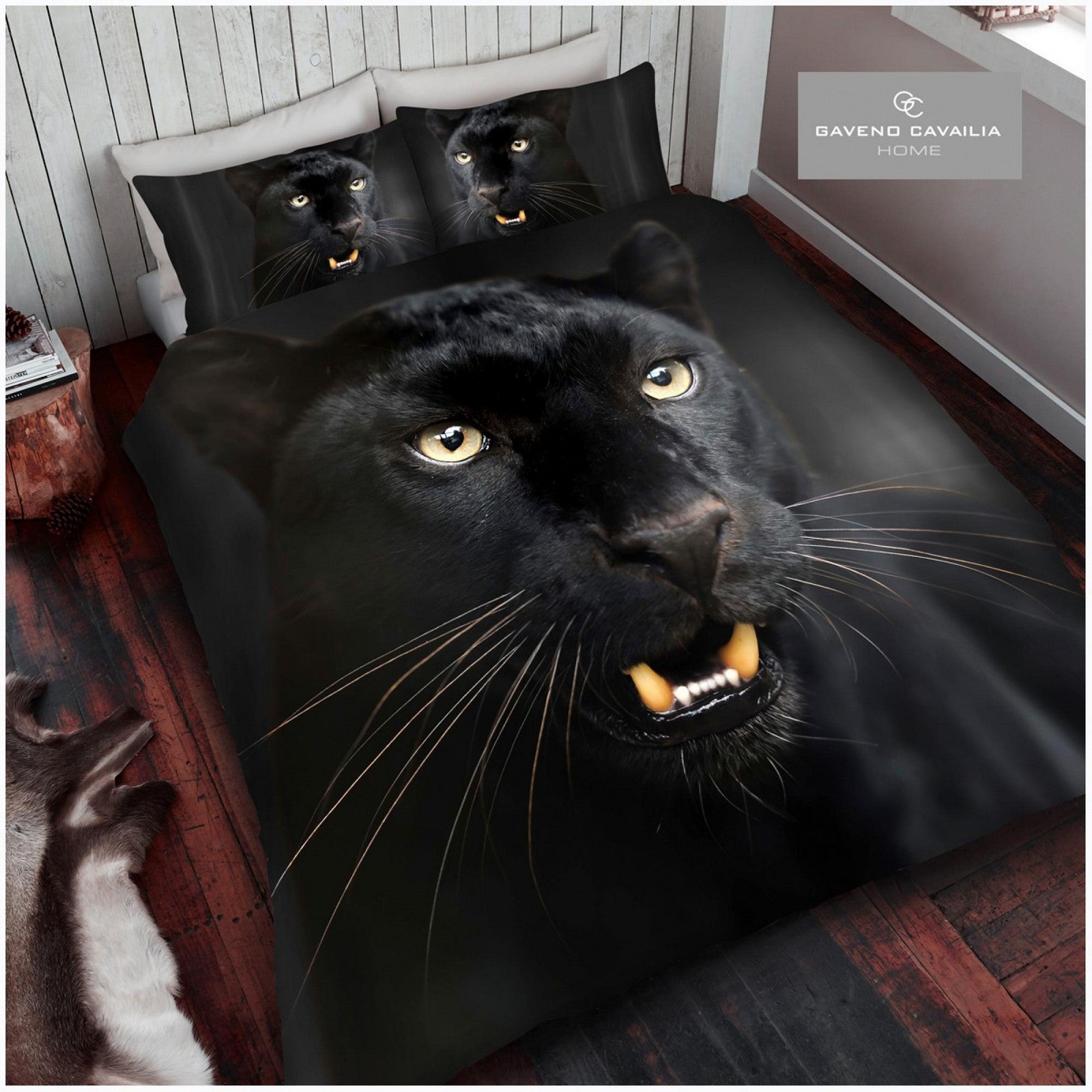 3D Black Panther Duvet Set