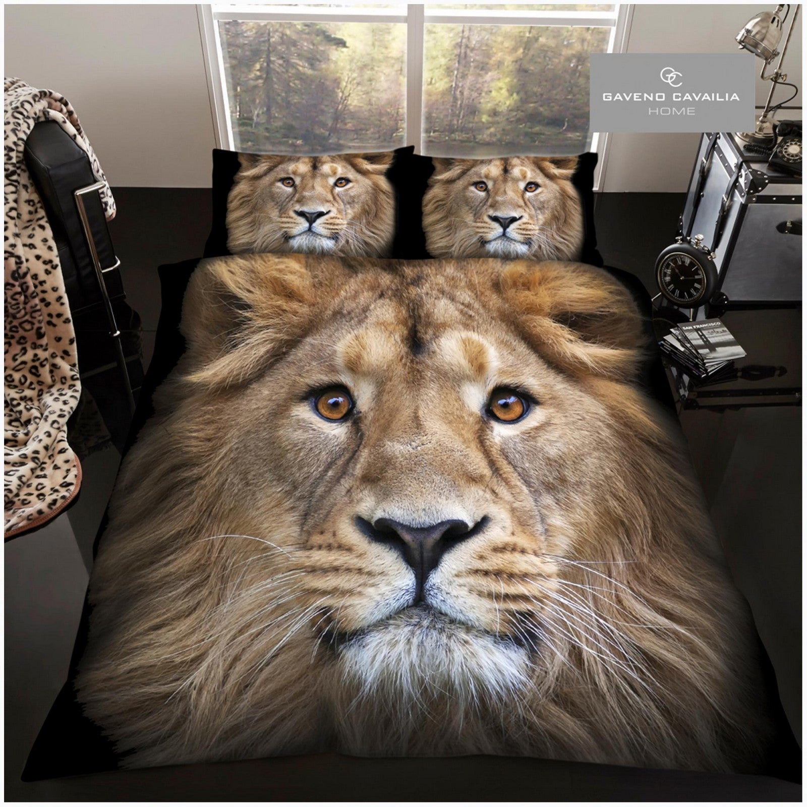 3d Lion Duvet Set