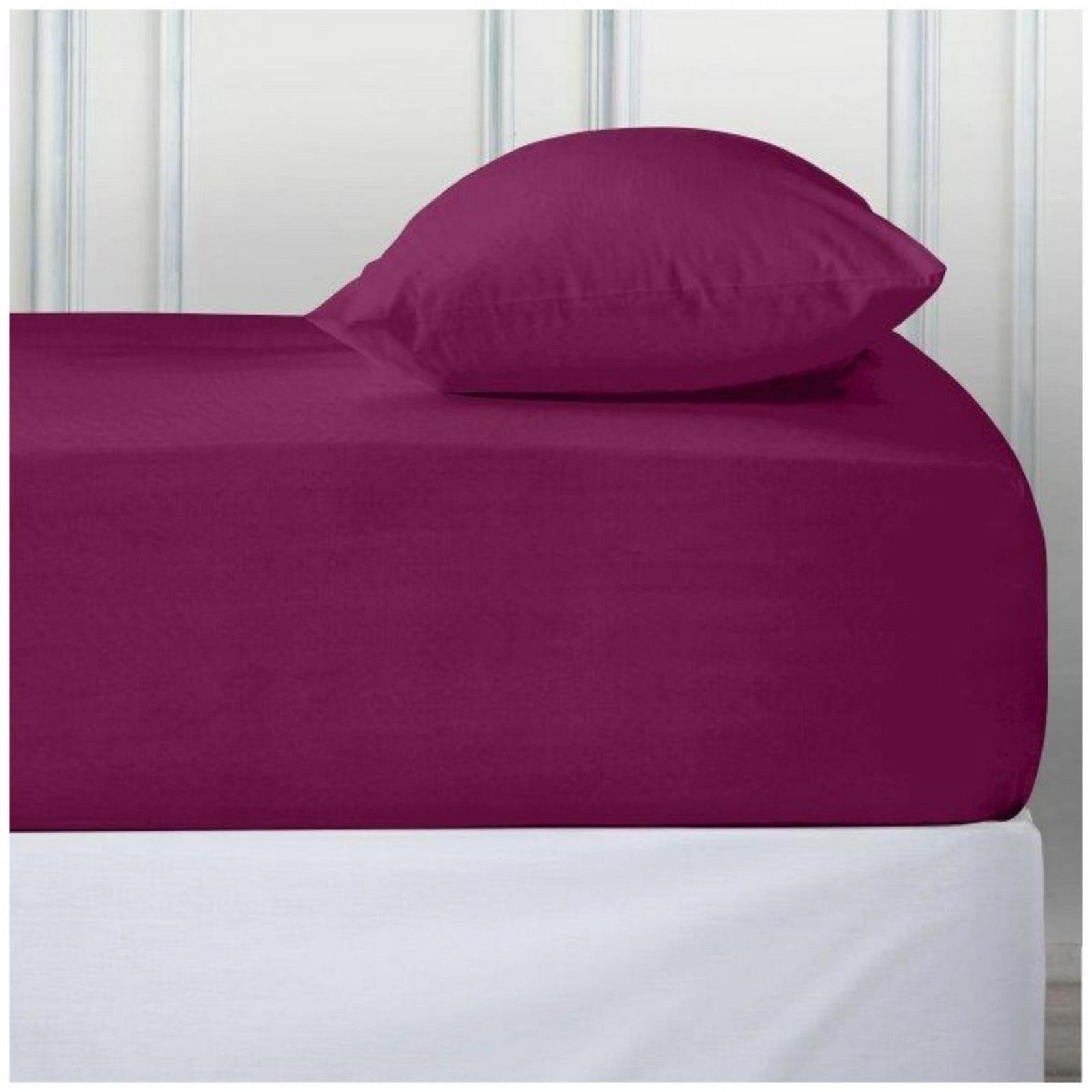 11115854 percale deep ftd sheet super king fuchsia 1 2