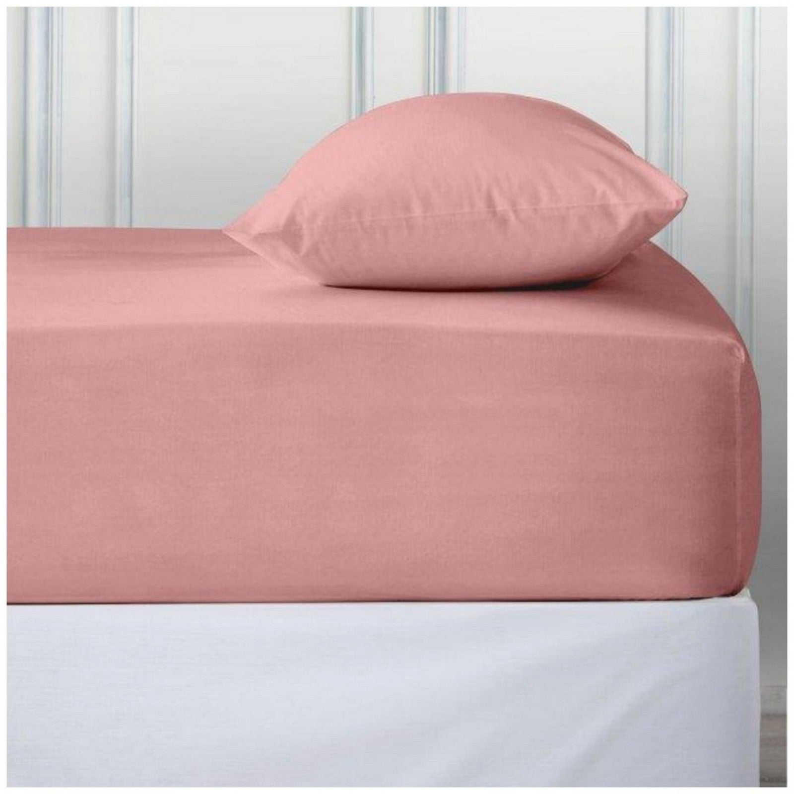 11115908 percale deep ftd sheet super king pink 1 1