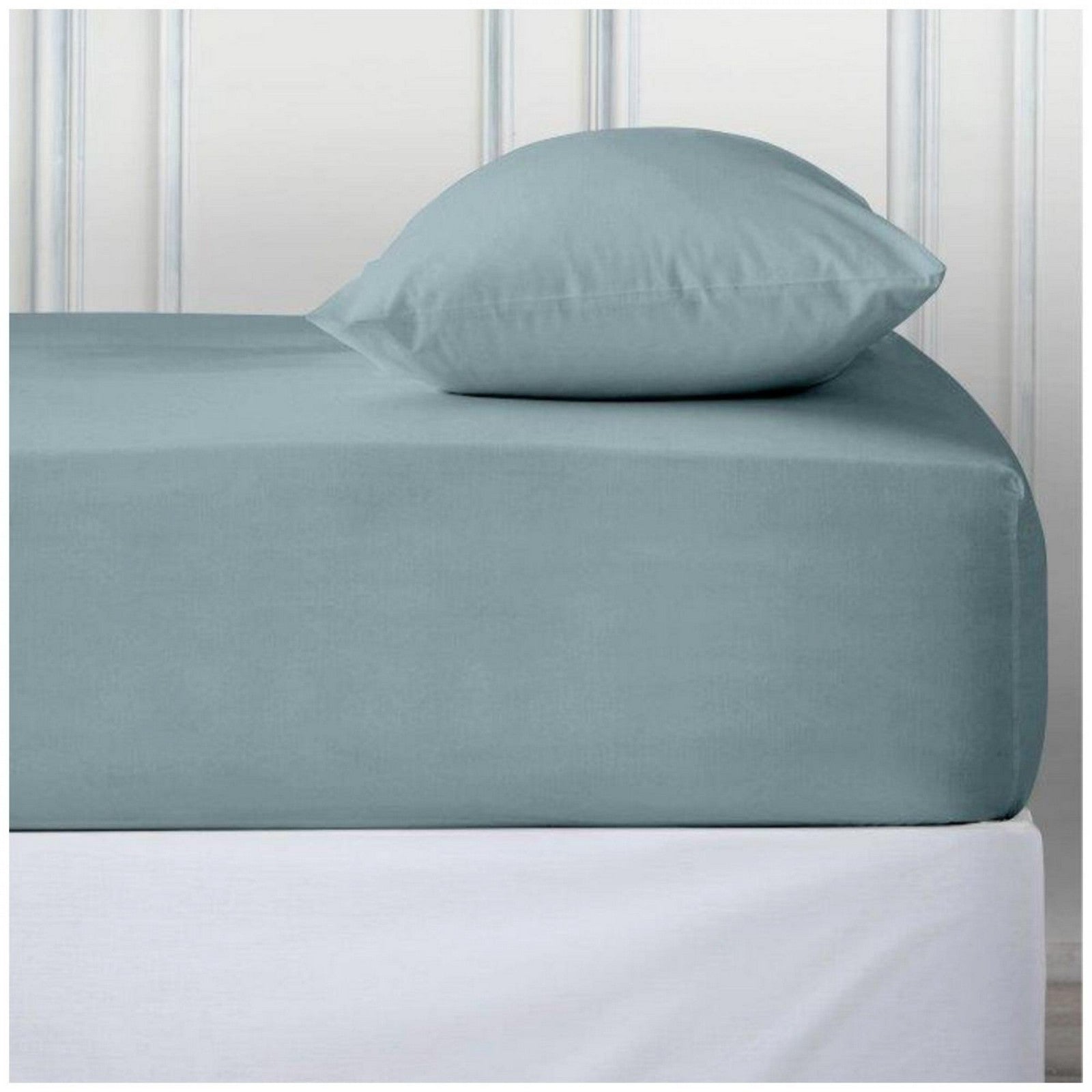 11115939 percale deep ftd sheet super king sorbet blue 1 2