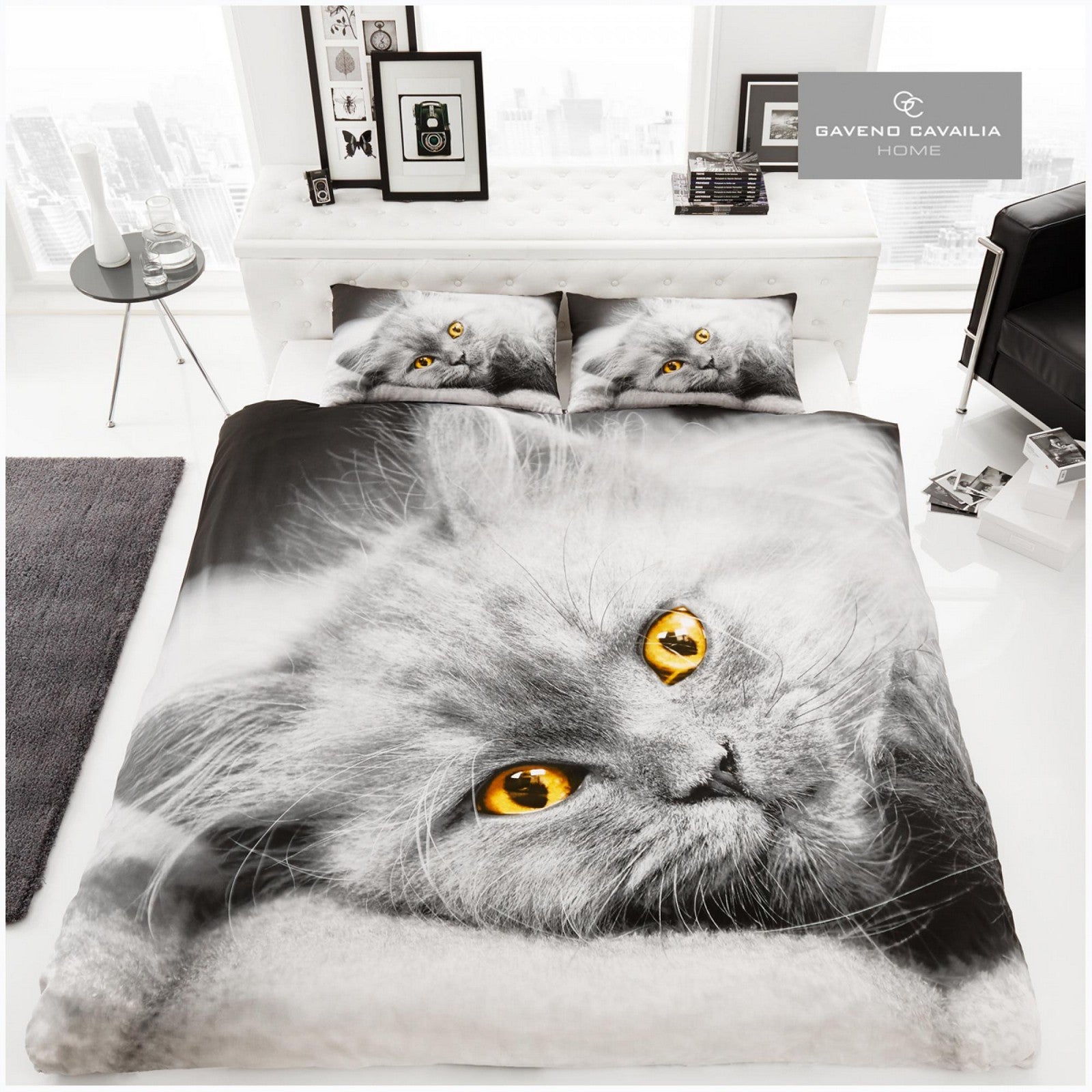 3d Cat Duvet Set