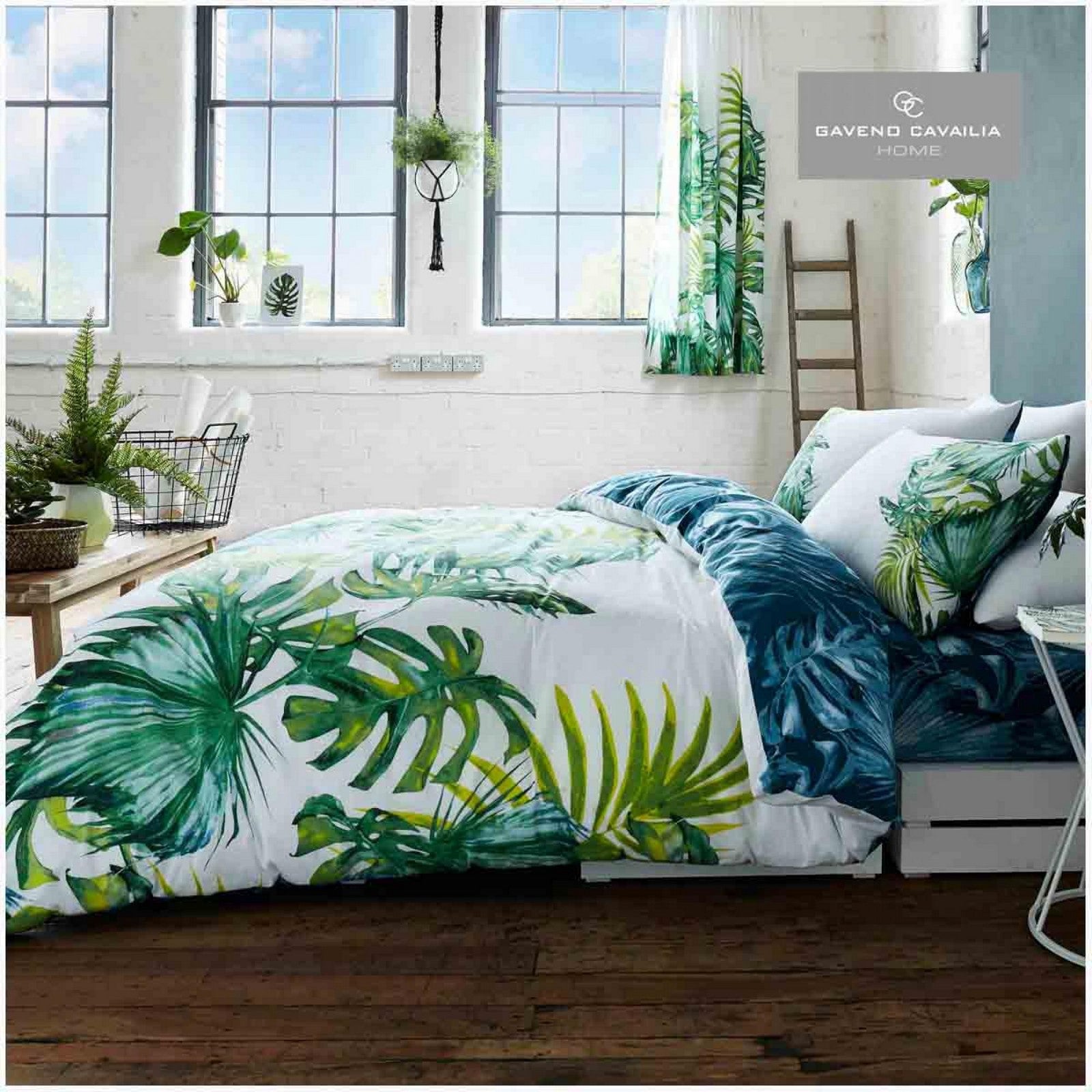 Tropical Leaf Duvet Set