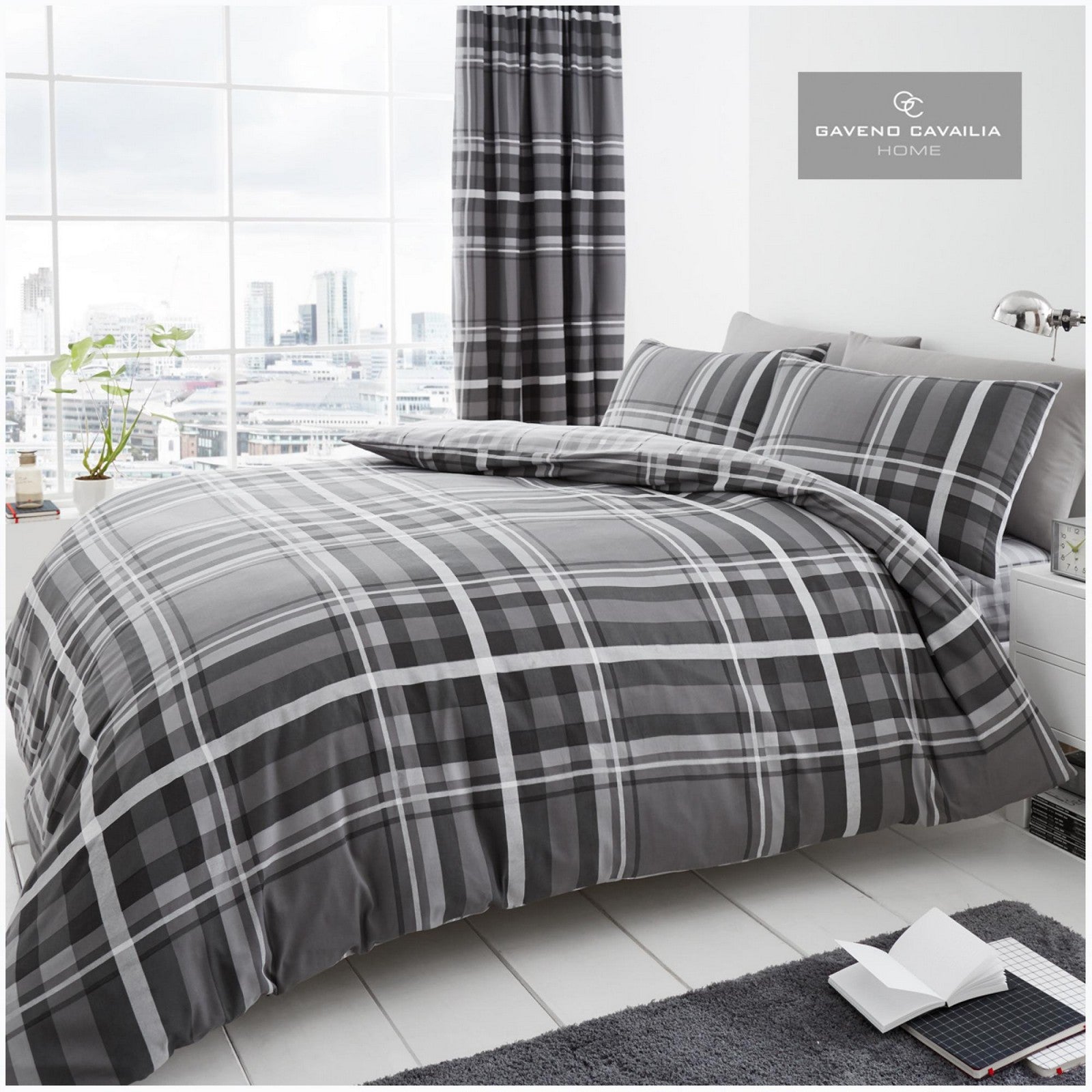 Newton Tartan Check Duvet Set