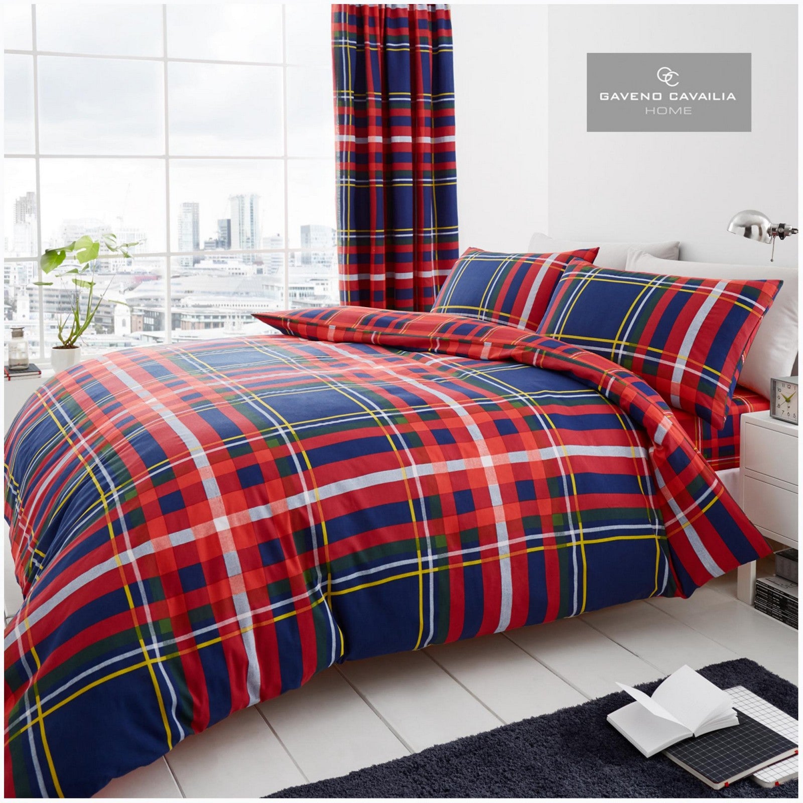 Newton Tartan Check Duvet Set