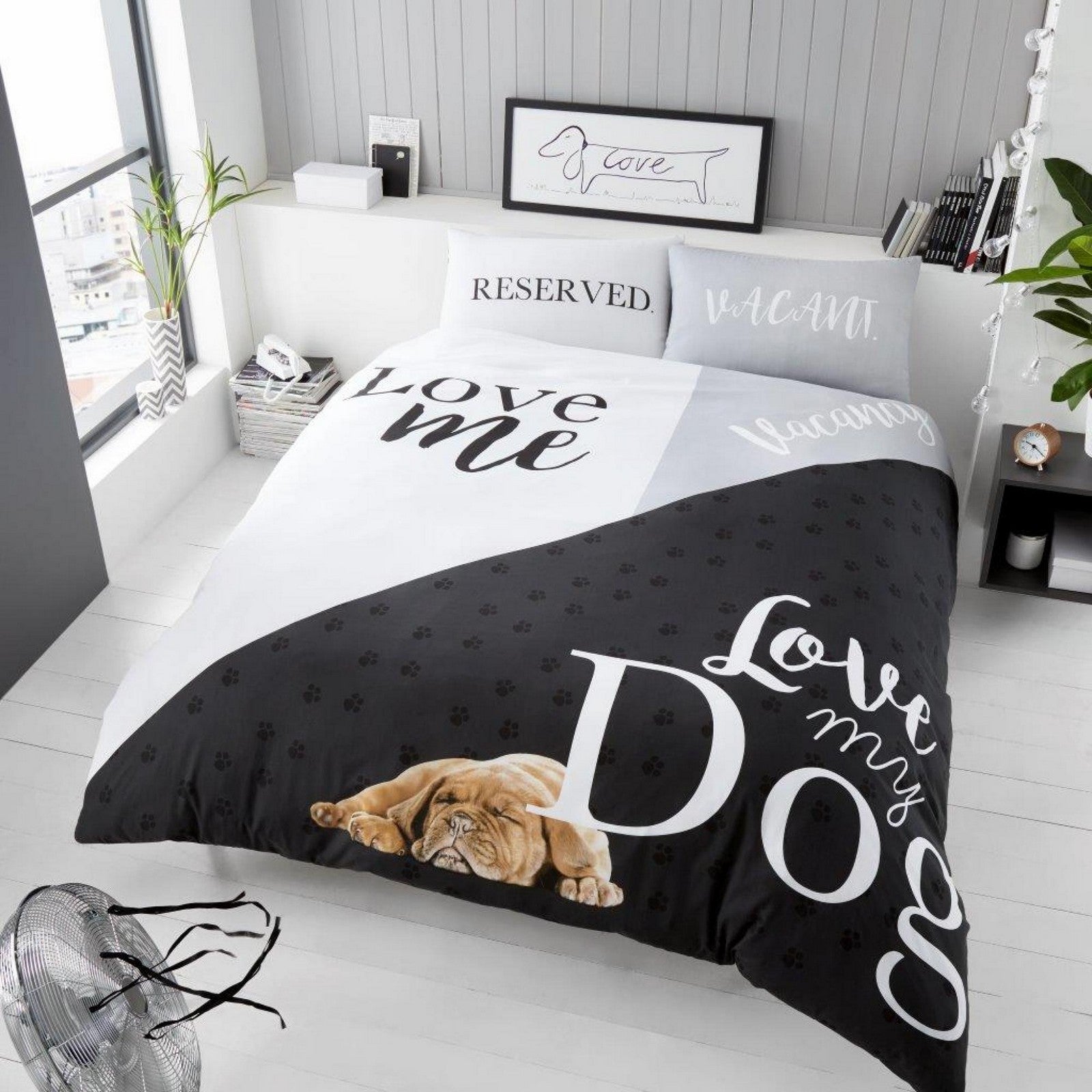 Love My Dog Duvet Set