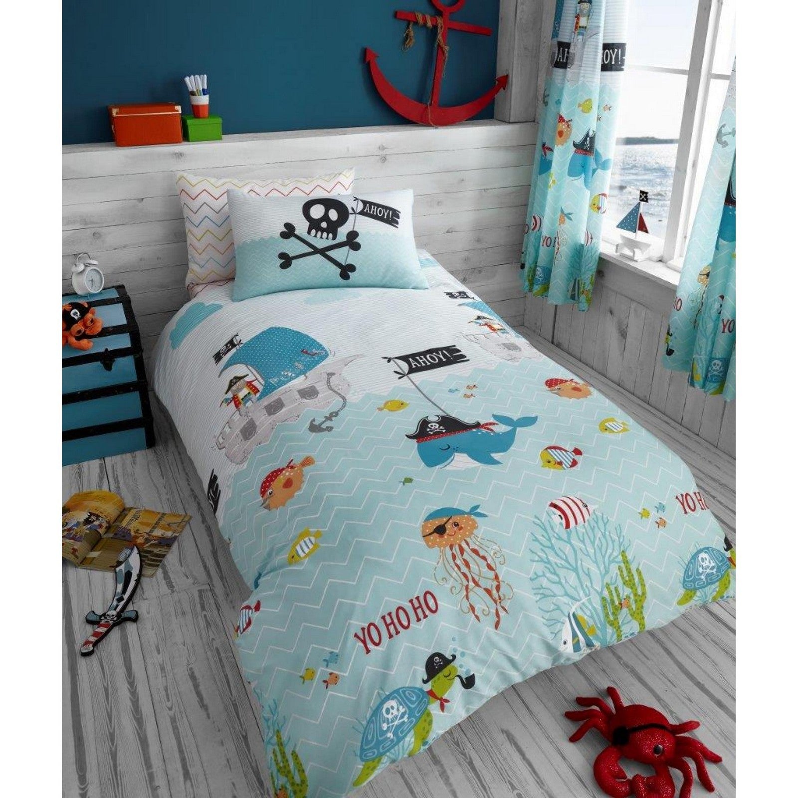 11147220 kids rotary duvet set single under the sea 7220 1 1