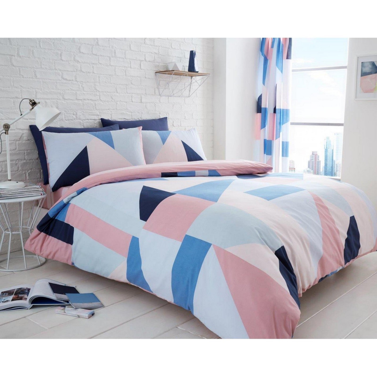 11159421 printed duvet set sydney single blue 1 1