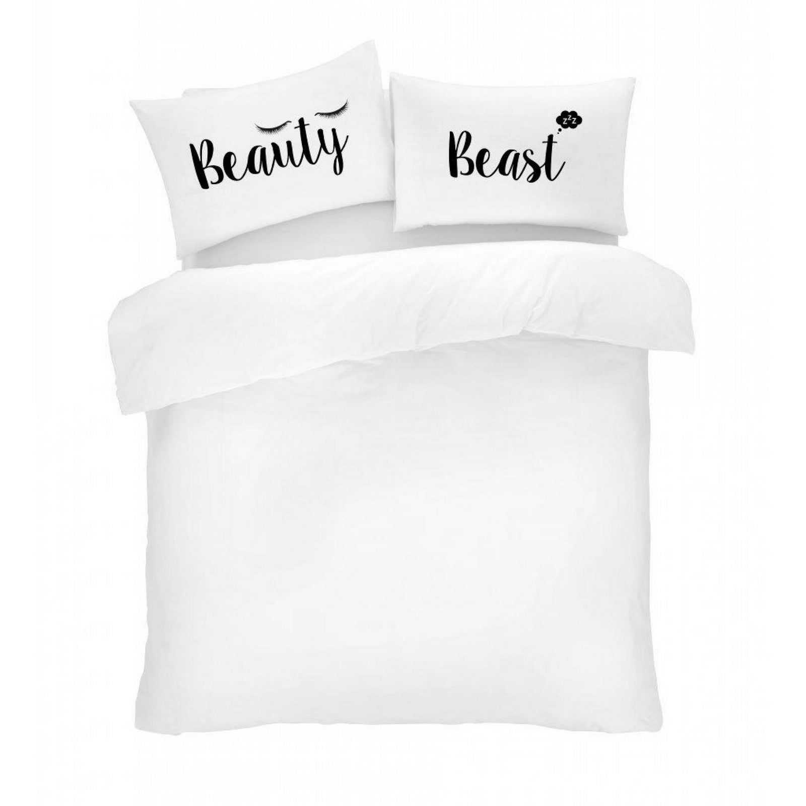 Novelty Beauty & Beast Pillow Case