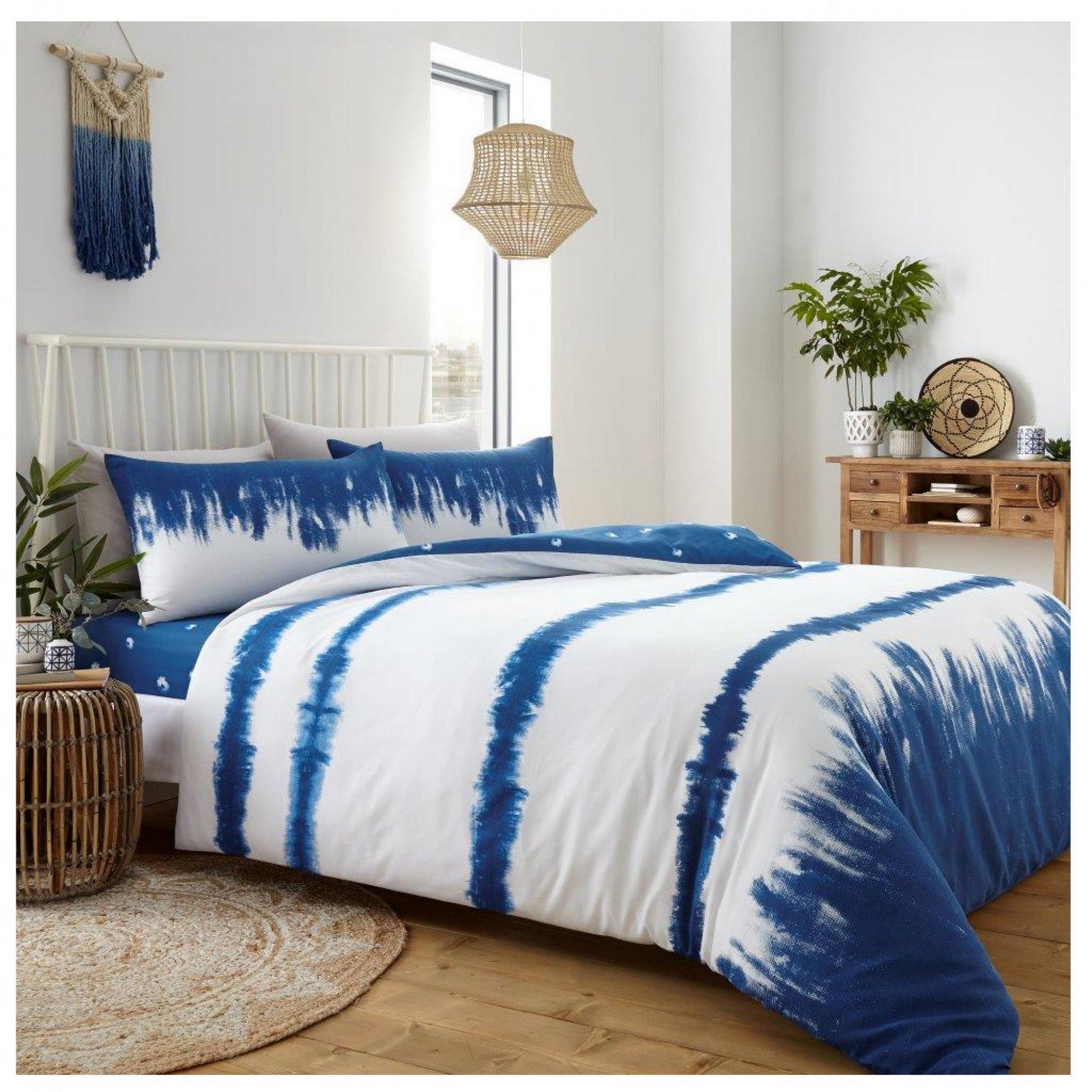 11361725 printed duvet set tie dye single blue 1 1