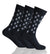 GC Men's Triangle Pattern Dress Socks – 12 Pack