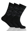 GC Men's Triangle Pattern Dress Socks – 12 Pack