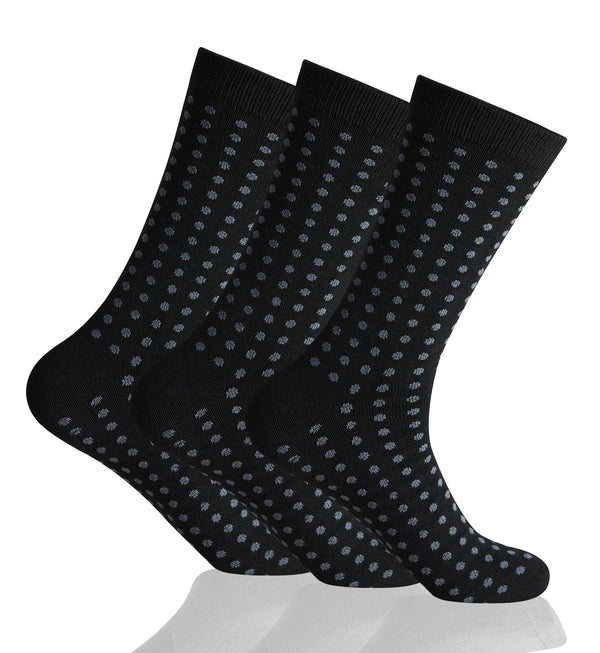 GC Men's Dot & Stripe Dress Socks – 12 Pack