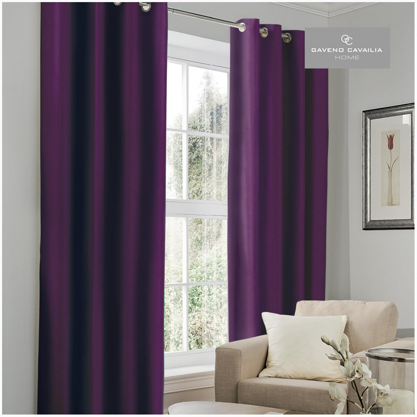 Blackout Plain Curtains