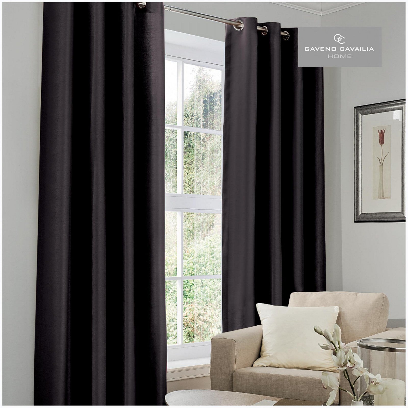 Blackout Plain Curtains