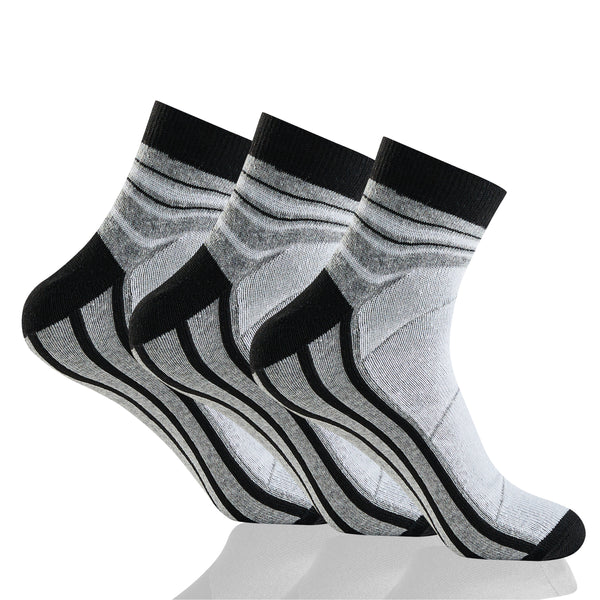 GC Men's Sports Pattern Socks – 12 Pack