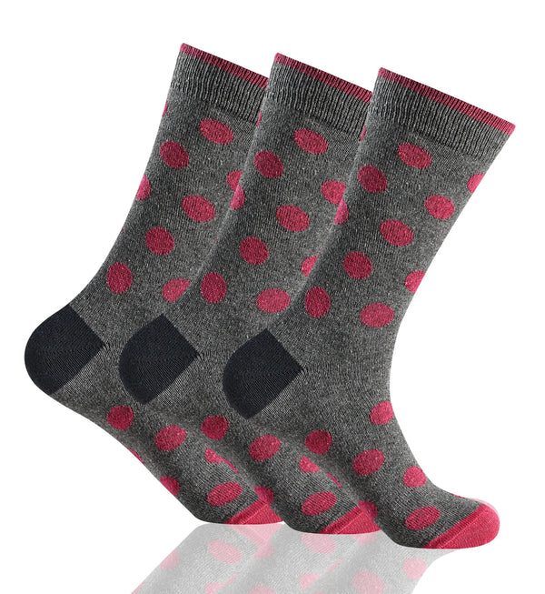  GC Men's Cotton-Rich Geometric Pattern Socks – 12 Pack