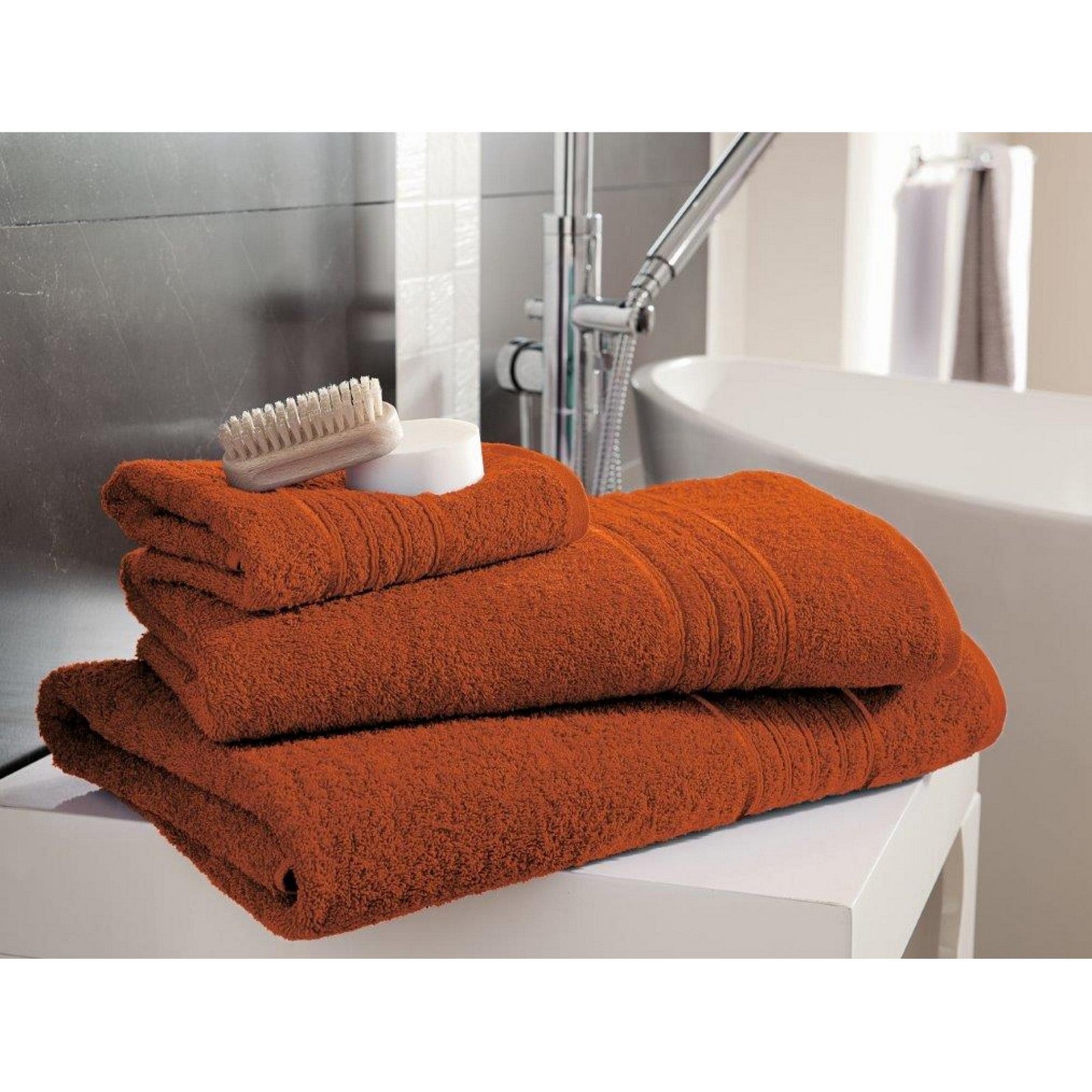 41148432 bath sheet hampton orange 1