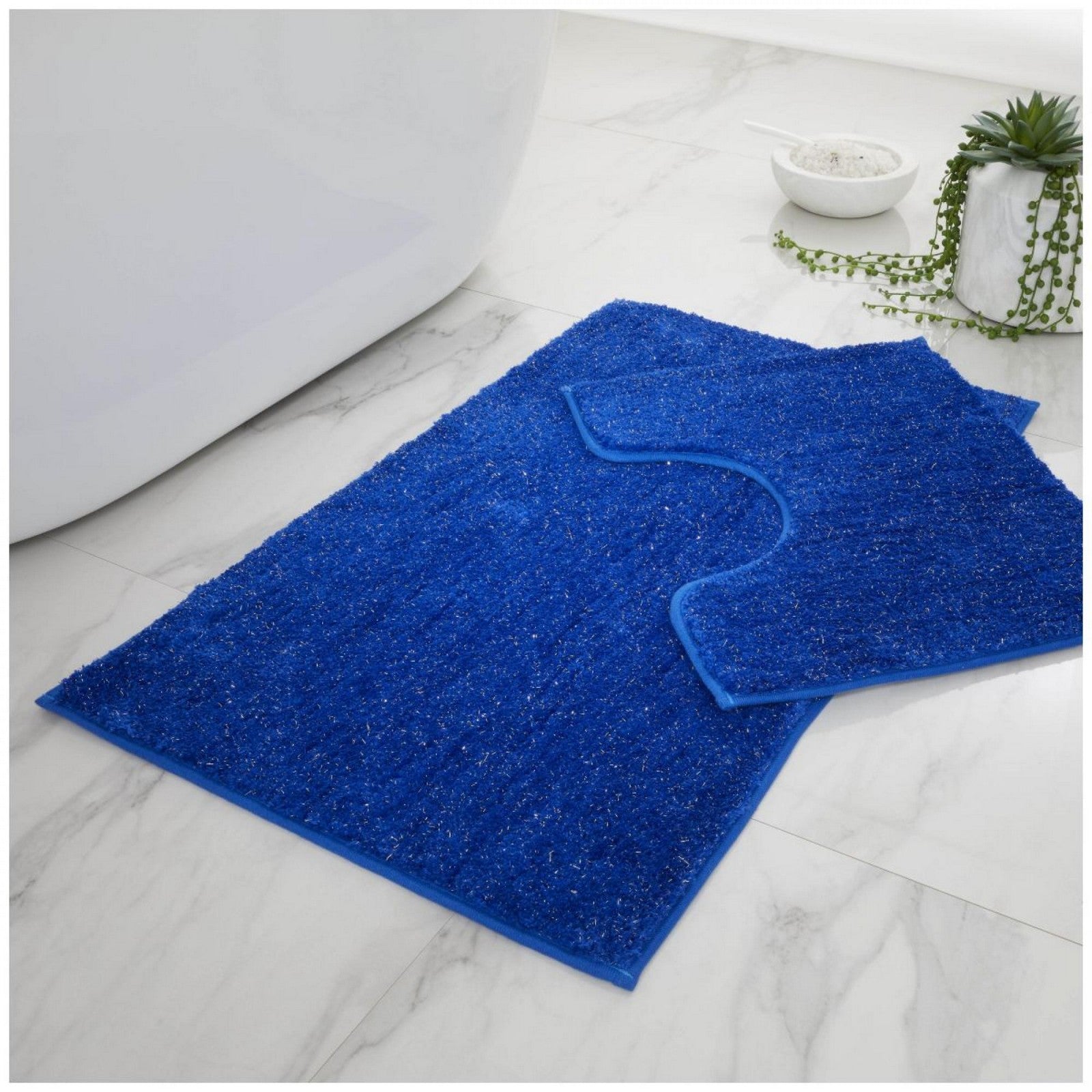 Shiny Bath Mat Set