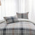 Conall Check PrintedDuvet Set