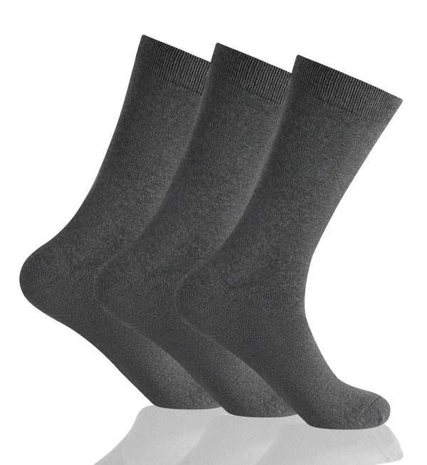 GC Men's Plain Cotton Socks – 12 Pack