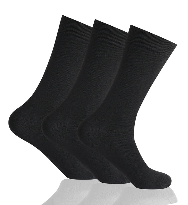 GC Men's Plain Cotton Socks – 12 Pack